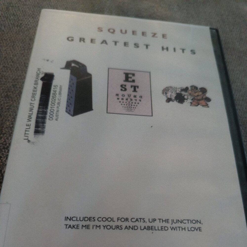 SQUEEZE GREATEST HITS VIDEO DVD